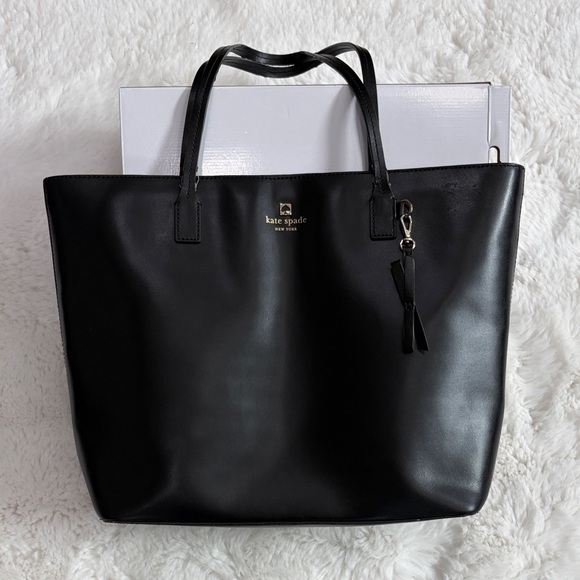 Kate Spade Sleek Black Tote Bag - Picture 17 of 17